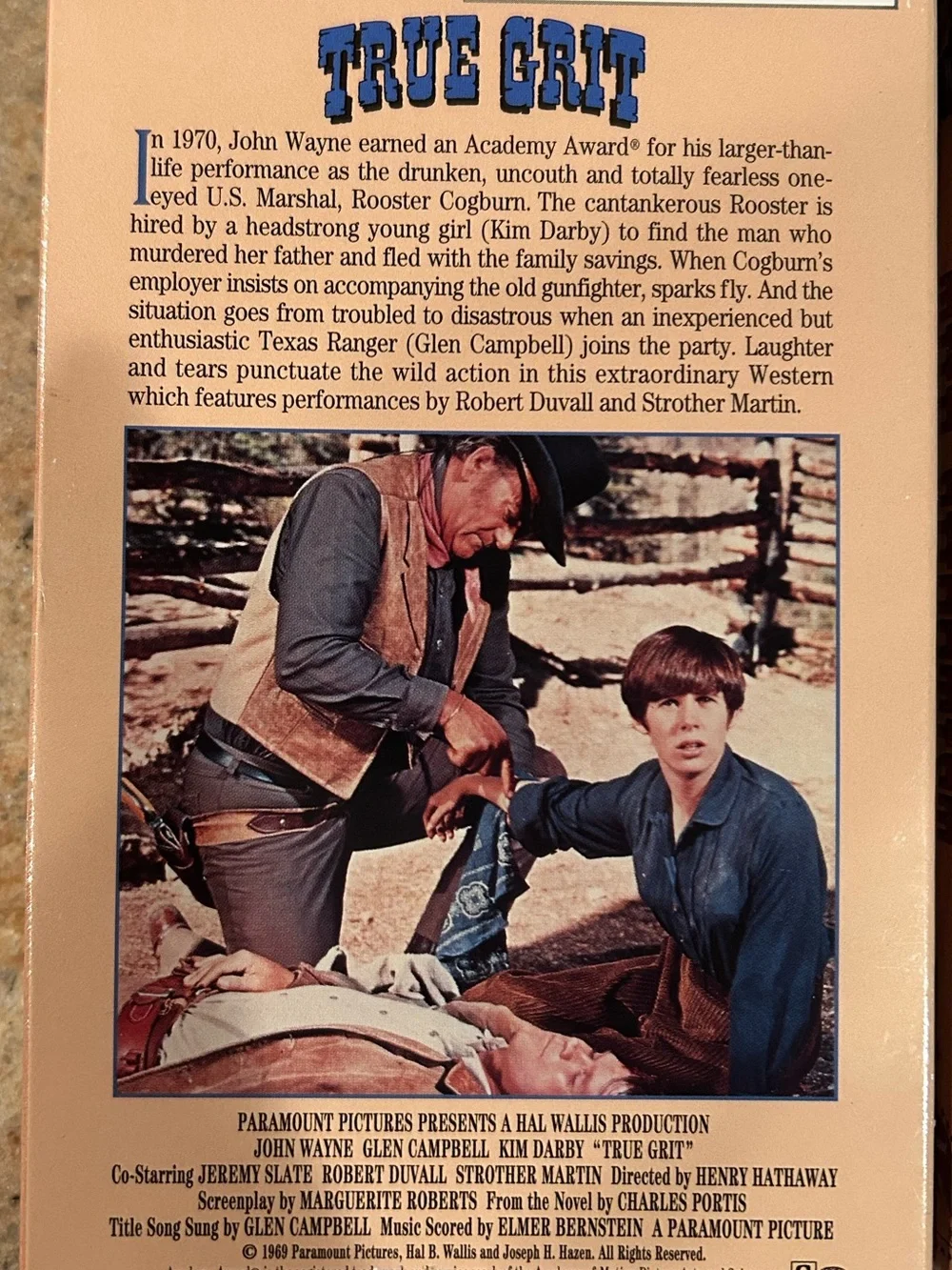 The Best of John Wayne VHS Box Set 4 Films 1992 Paramount Studios